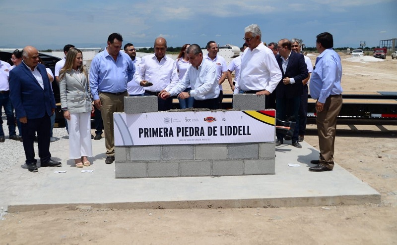 Liddell places the first stone of its second plant in Coahuila