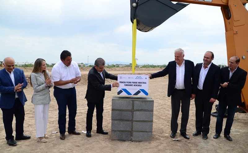 Mencorsa lays the first stone for the construction of a new industrial park in Coahuila