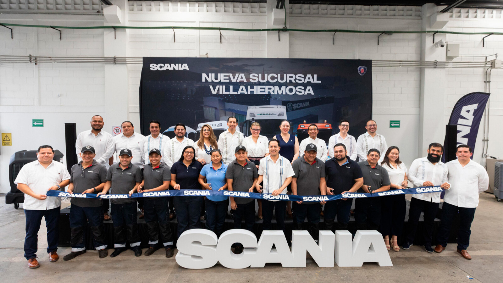 Scania Opens 18th Branch in Tabasco with MXN 23.56 Million Investment
