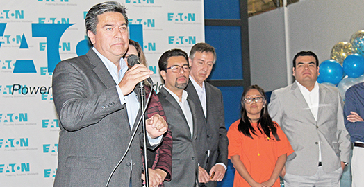 Eaton invested 8.7 million dollars in expansion