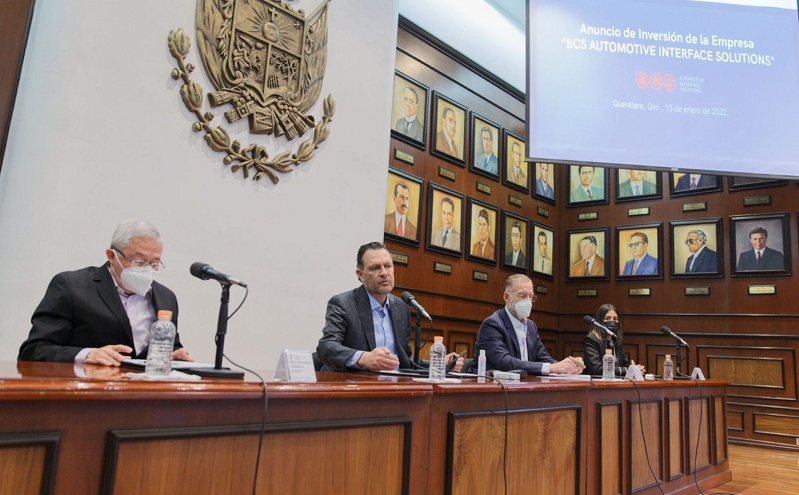 BCS Automotive Interface Solutions arrives in Querétaro, with an investment of 1,200 million pesos