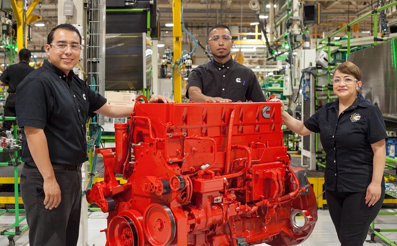 Cummins inaugurates engine production line in Mexico; invests 11 million dollars in the San Luis Potosí plant