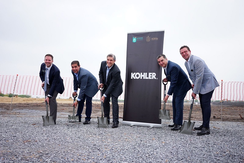 Kohler lays foundation stone for its fourth plant in Nuevo León; will invest 200 million dollars