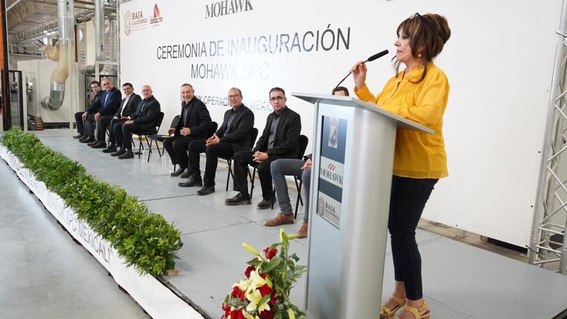 Mohawk opens its vinyl flooring plant in Mexicali