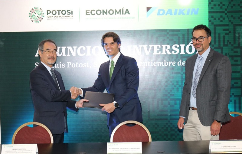 Daikin announces investment of 300 million dollars in San Luis Potosí