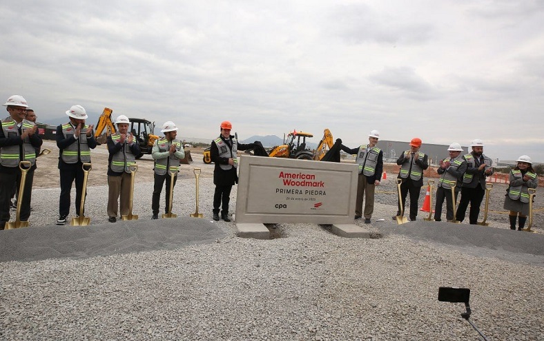 American Woodmark begins construction of its plant in Nuevo León