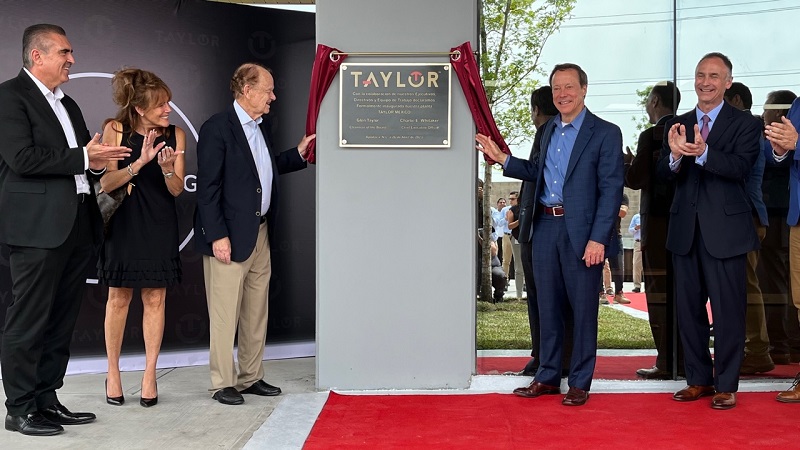 Taylor Mexico is born; starts operations of its new plant in Nuevo León