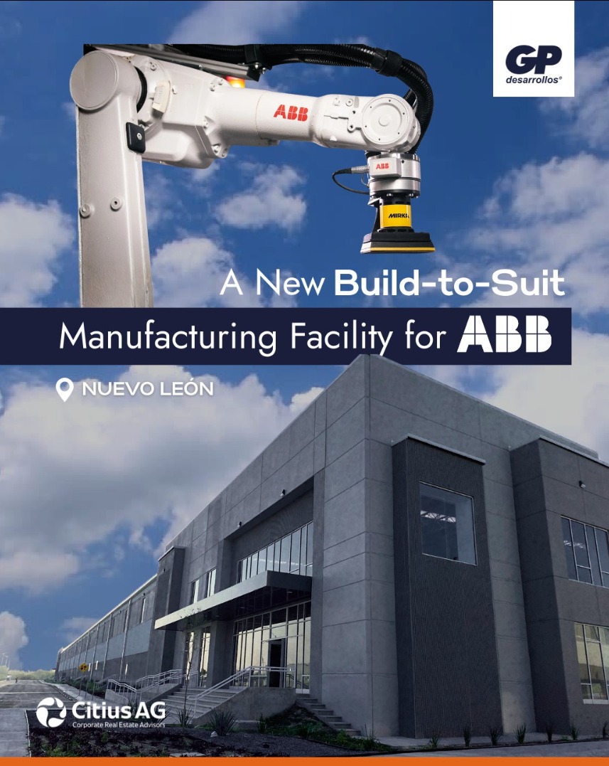 Grupo GP Delivers Advanced Manufacturing Facility for ABB, Strengthening Monterrey’s High-Tech Industrial Base