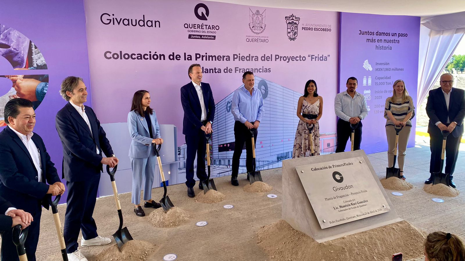 Givaudan invests more than $3.1 billion pesos in Querétaro and expands operations in Mexico